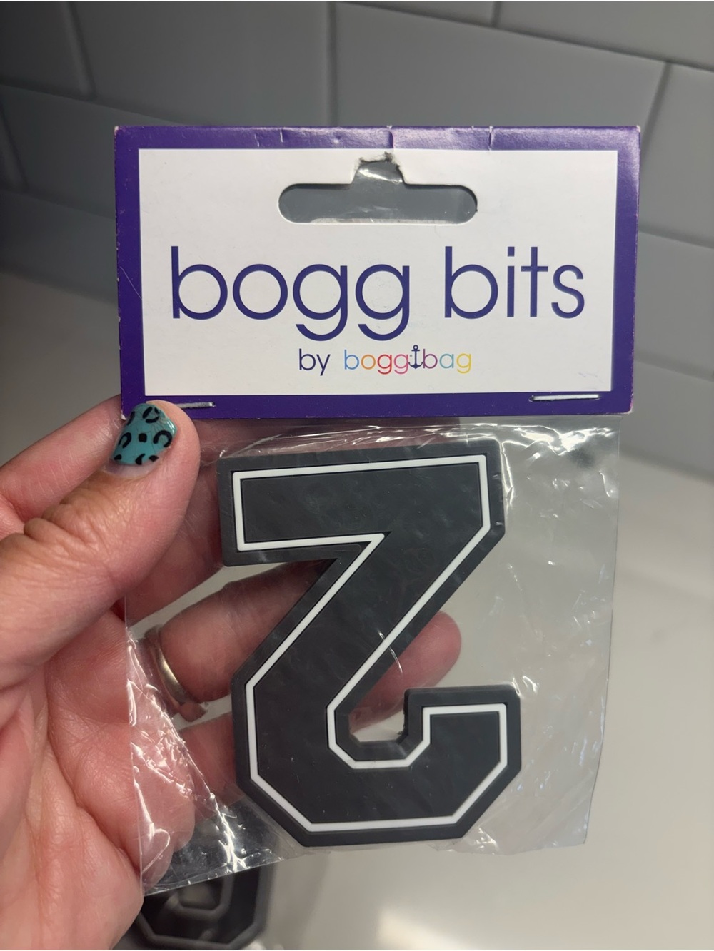 BOGG BAG Black Number “2” Bogg Bits Bag Charm